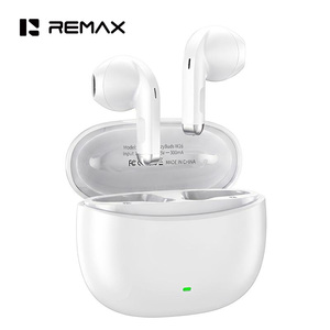 Remax Bluetooth 5.4 Stereo Bass Semi In Ear Headphones Waterproof Sports Ear Buds Wireless Earbuds With Noise Cancelling Mic