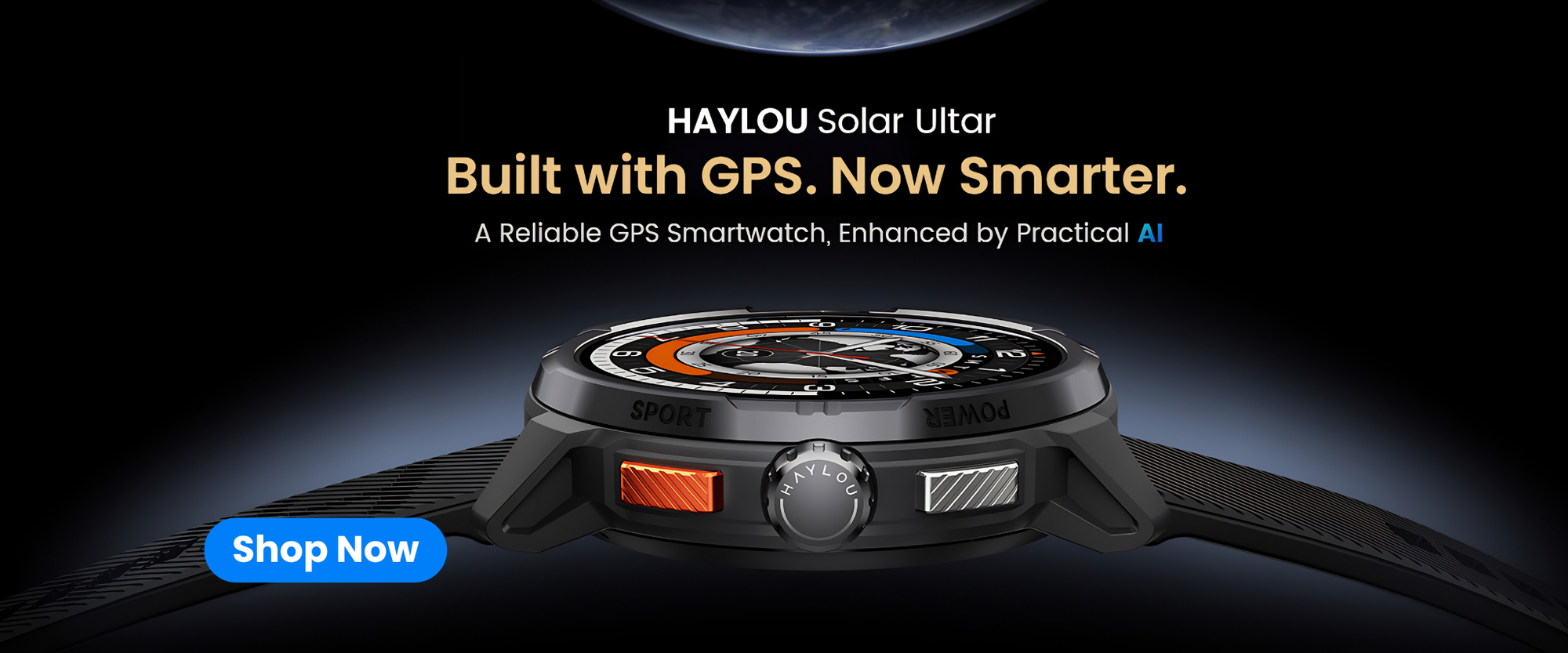 HAYLOU Solar Ultra GPS AMOLED Smartwatch