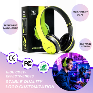 Over Ear Headphones Foldable Wireless Headset HiFi Stereo Mic for Travel Office Wholesale Bulk Private Label B2B Buyer