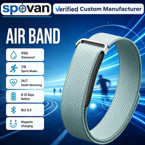 Screenless Smart Fitness Tracker Band Heart Rate & Sleep Monitor Call Reminder IP68 Smart Bracelet With SDK For OEM/ODM